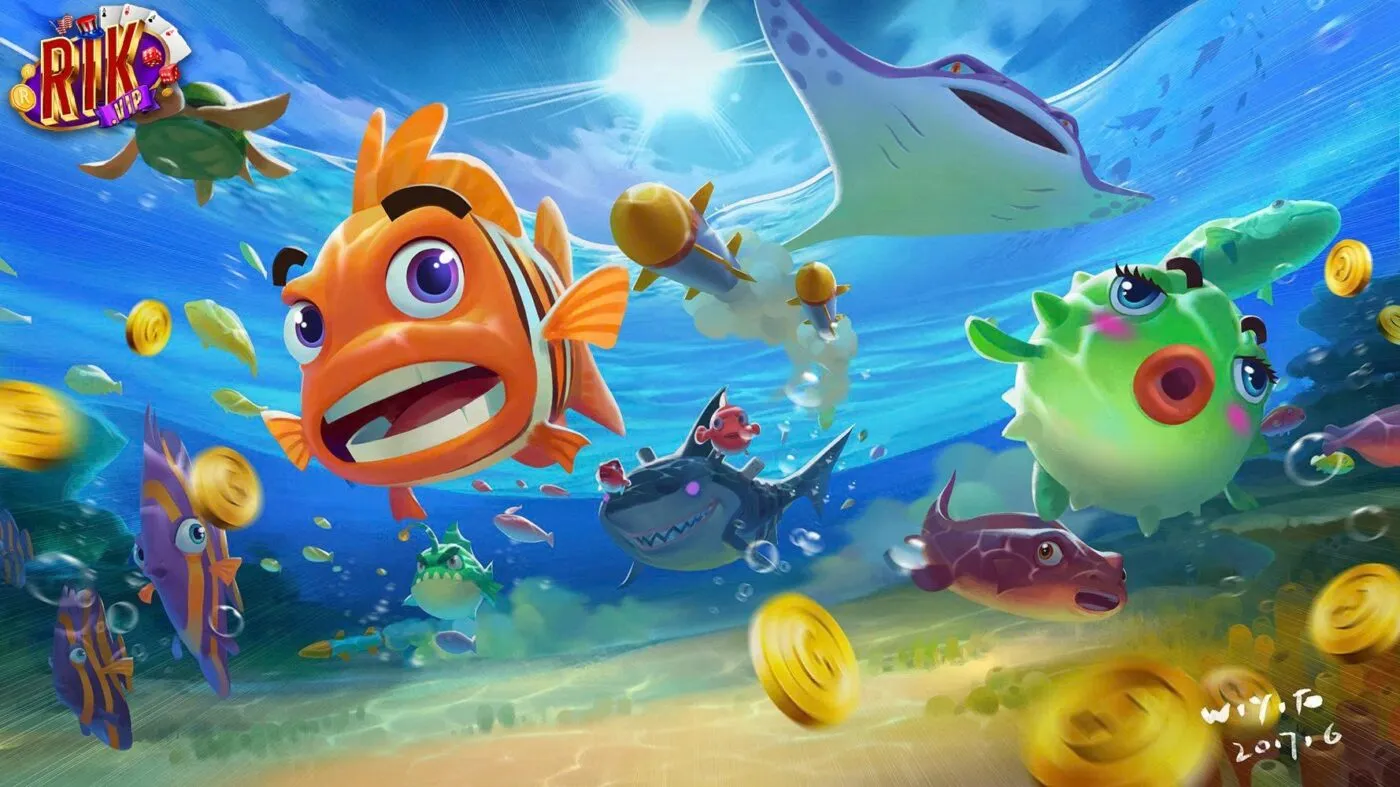 ban ca vang 2 Hướng Dẫn Tân Thủ Chơi Bắn Cá Vàng Rikvip Từ A–Z